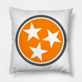 Tennessee Flag Stars // Big Orange // State Flag Knoxville Pillow