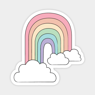 Pastel Rainbow Magnet