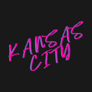 Kansas City Hot Pink Design T-Shirt