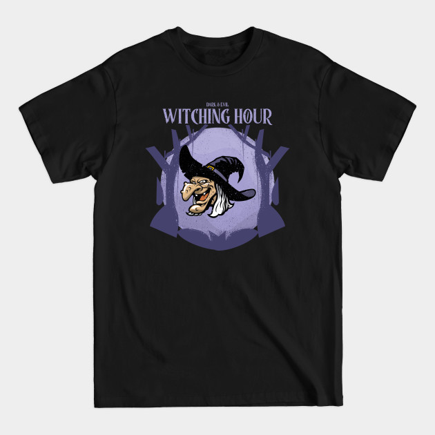 Discover Dark and Evil Witching Hour design for halloween - Horror - T-Shirt