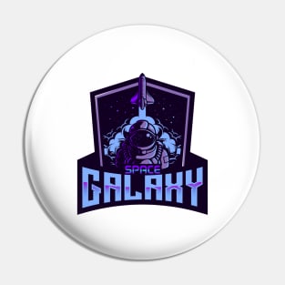 Space galaxy Pin