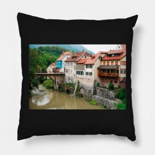 Capuchin's Bridge in Skofja Loka Pillow