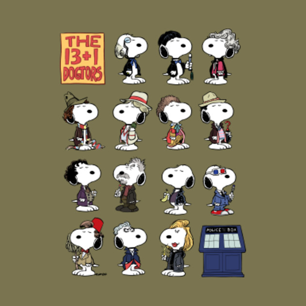 The 13 + 1 Dogtors - Doctor Who - Phone Case