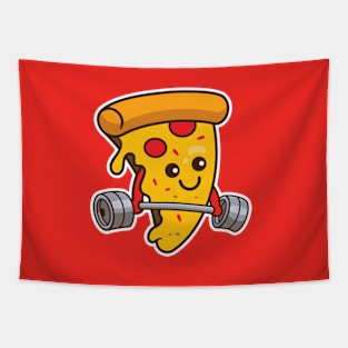 Workout Gym Pizza Fitness MUSCULAR Tapestry