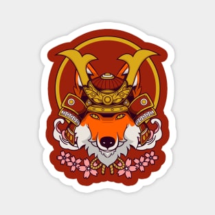 Samurai Kitsune Magnet