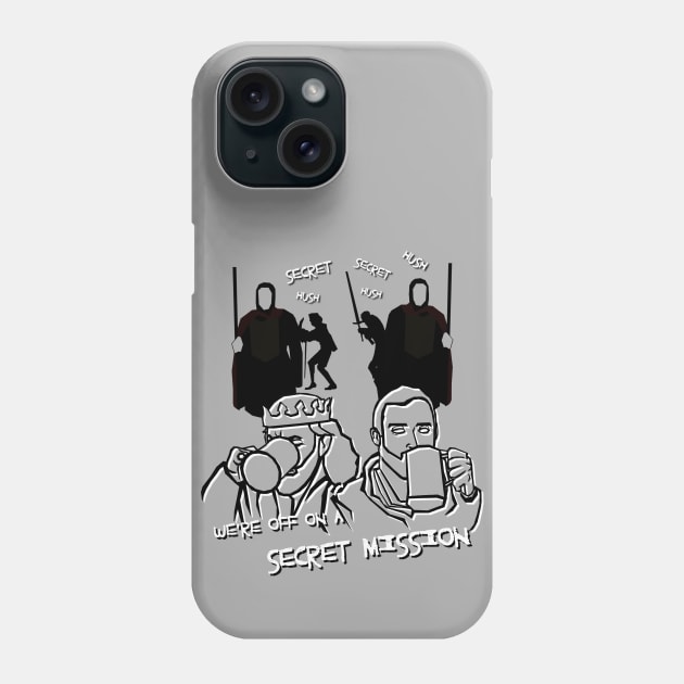 We're Off On a Secret Mission Phone Case by Eterea