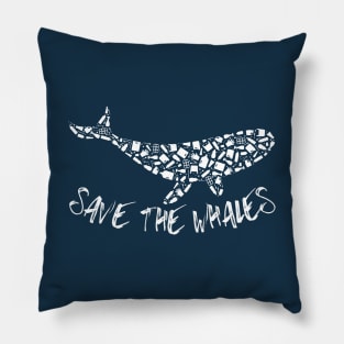Save the Whales Pillow