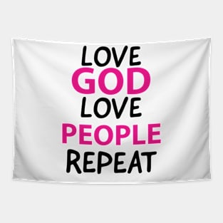 God Love People Awesome Christians Tapestry