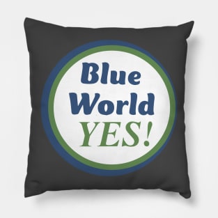 Blue World Project YES! Pillow