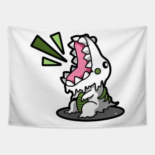 SM3GMASAURUS REX WHITE (GREEN) Tapestry