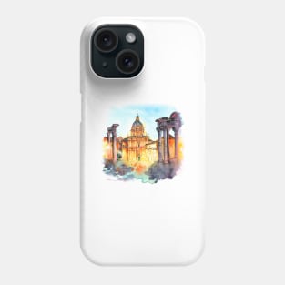 Roman Forum in Rome Phone Case