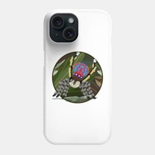 Maratus bubo spider No text Phone Case