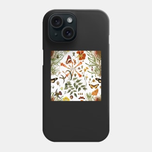 Banksia,Butterflies and bees Phone Case