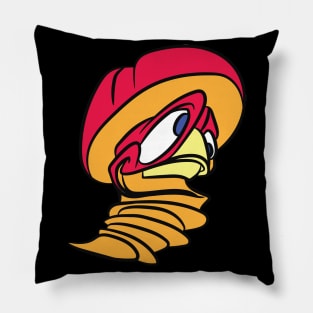 Graffiti Bird Tag Pillow