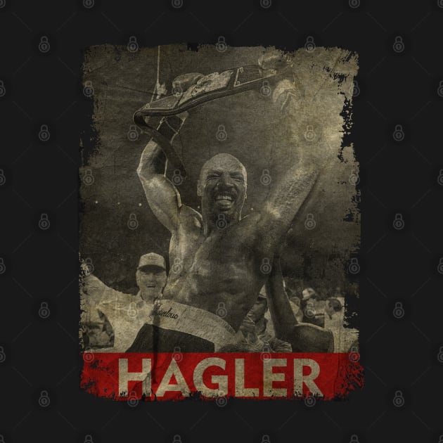 TEXTURE ART- Marvin Hagler - RETRO STYLE by ZiziVintage