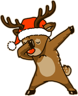 Dabbing Reindeer Shirt Christmas Dab Rudolph Reindeer TShirt Magnet