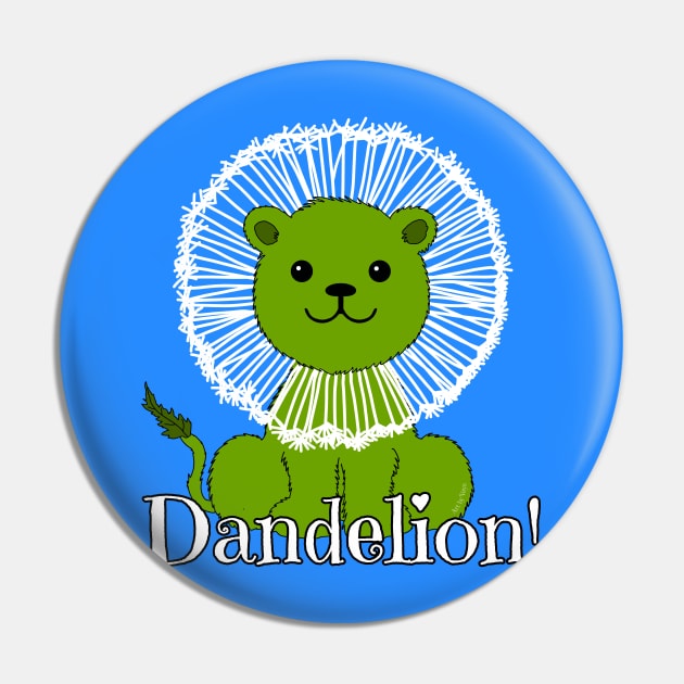 Dandelion Pin by Art by Veya