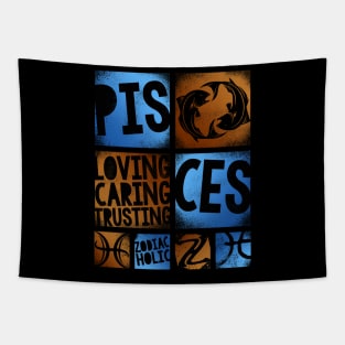 Zodiac PISCES Graffiti Box Series Tapestry