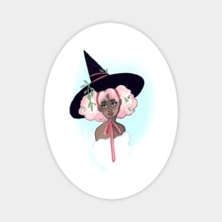 Cotton Candy Witch Magnet