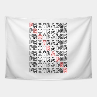 PROTRADER in crossword artwork (Light) Tapestry