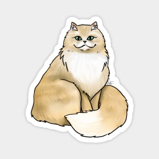 Cat - Persian - Orange Magnet