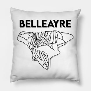 Belleayre Trail Map Pillow