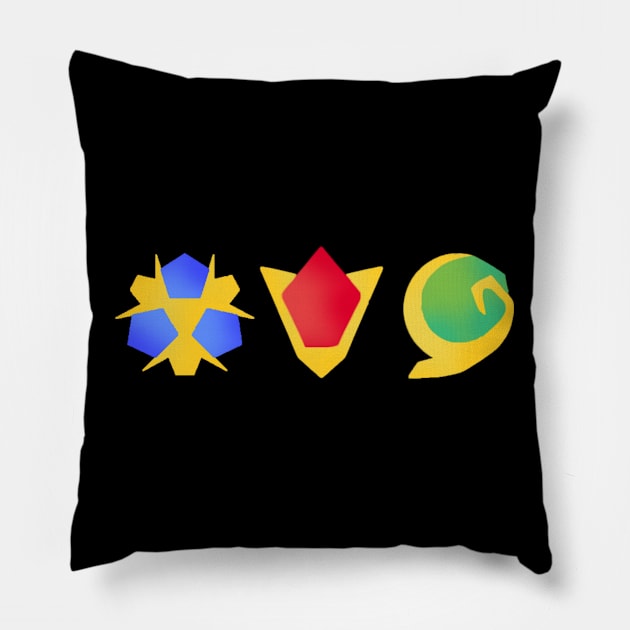 Pocket Spiritual Stones Pillow by jenninaughton