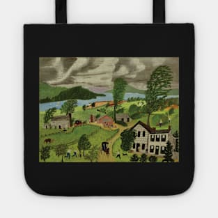 grandma moses Tote