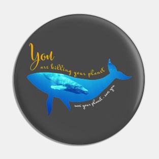 KILLING WHALE Pin