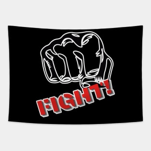 Fist fight Tapestry