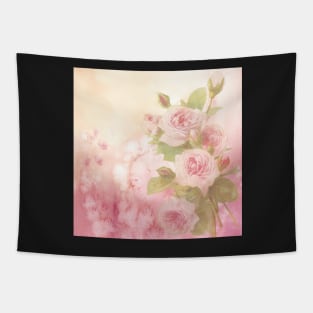 Rose Watercolor Graphic Shabby Chic Vintage Pink Rose Design, Floral Shabby Chic Home Decor Items, Apparel & Gifts Tapestry