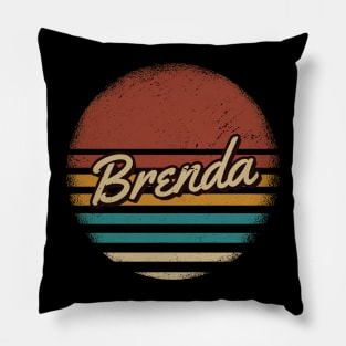 Brenda Vintage Text Pillow