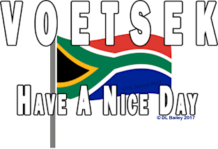 Voetsek Have a Nice Day Magnet