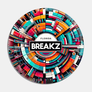 Florida Breakz - House Music Pin