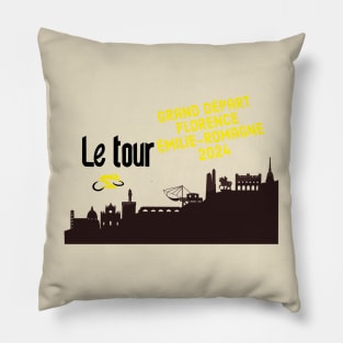 Tour de France Grand Depart Florence Emilie-Romagne 2024 Pillow