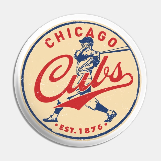 Old Style Chicago Cubs 1 by Buck Tee Pin by Buck Tee