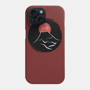 Sun over Mount Fuji, Japan Phone Case