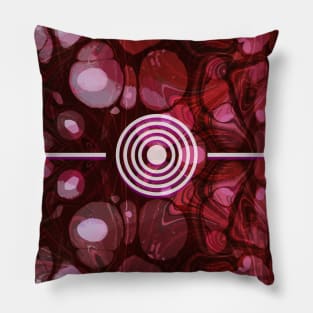 Abstract Marbling Pattern Pillow