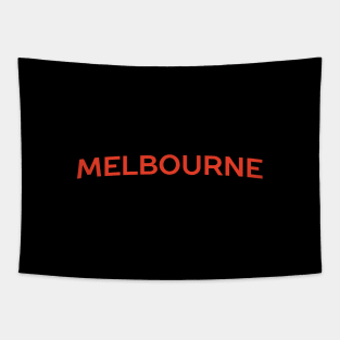 Melbourne City Typography Tapestry