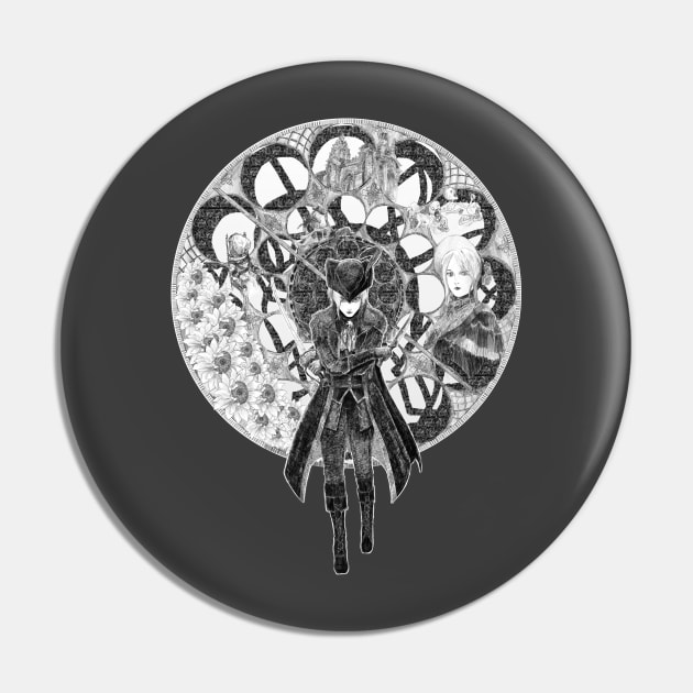 Lady Maria of the Astral Clocktower Pin by andrerb