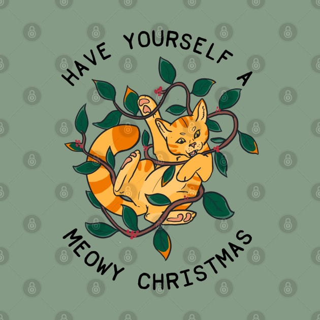 Have Yourself a Meowy Christmas by CloudWalkerDesigns