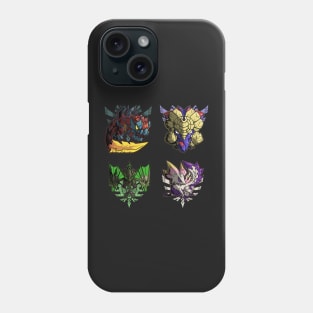 The Fated Four Sticker Pack | Monster Hunter Phone Case