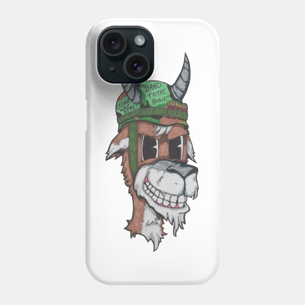 "BAA'D To The Bone" Phone Case by bigjondraws