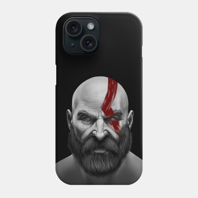 Kratos Phone Case by Red_Bakhmutov