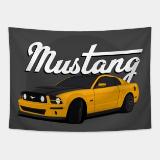 classic cars - yellow shinning color Tapestry