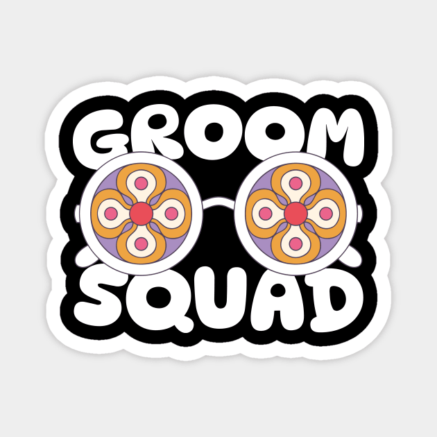 Groom Squad Magnet by The WYLD Tribe