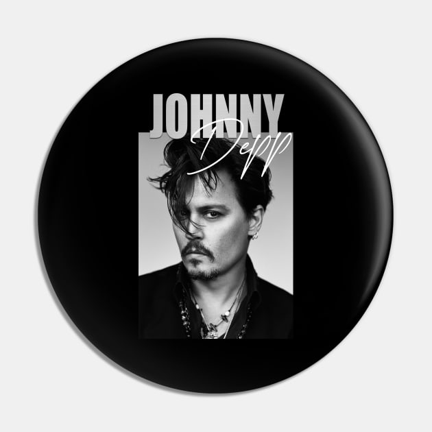 Johnny Depp BW Pin by ActiveNerd