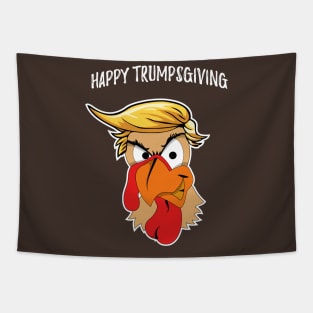 Happy Trumpsgiving Day Funny Trump Thanksgiving Shirt Tapestry