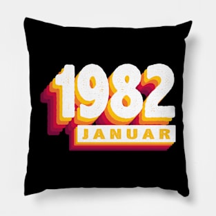 Januar 1982 0 42 Jahren Mann Frau Geburtstag Pillow