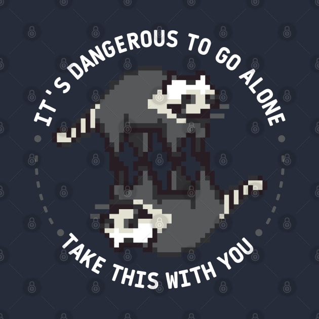 It's dangerous to go alone, take this with you | weird racoon wheel by monoblocpotato